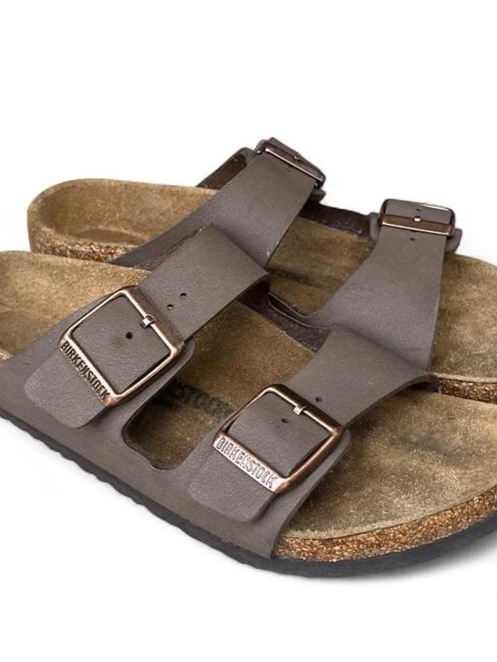 Birkenstock Kids Brown Double-Buckle Sandals